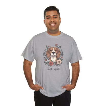 Beagle Floral "Sniff Squad" T‑Shirt - Cute Dog Lover Tee