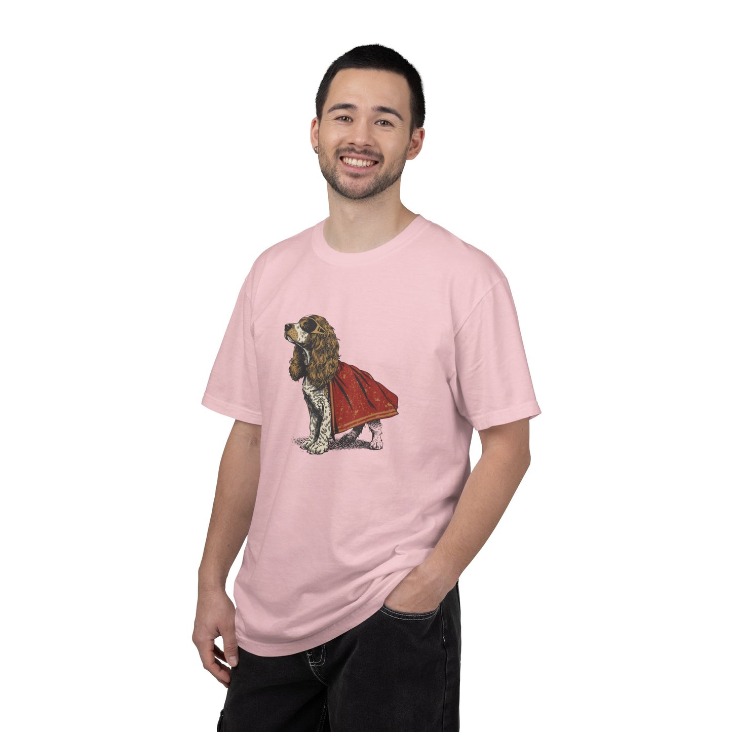 Cape & Curls: Cocker Spaniel Hero Tee