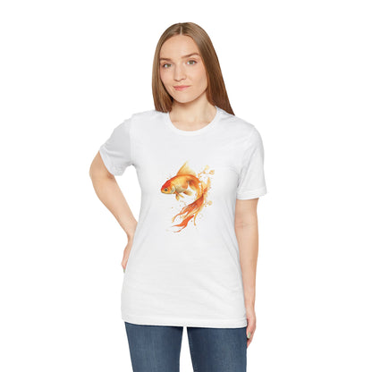 Goldfish Watercolor T-Shirt - Koi/Goldfish Art Tee