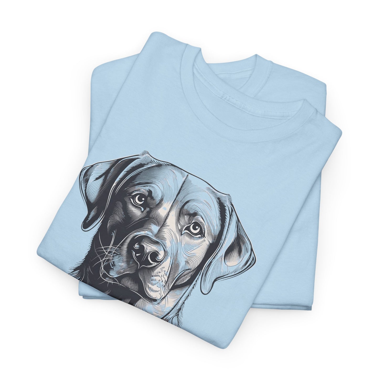 Labrador Portrait T-Shirt — Realistic Dog Illustration Tee