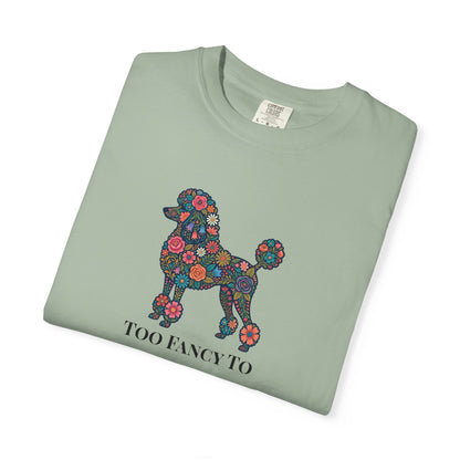 Poodle Floral Tee | Poodle Mom Shirt | Funny Dog Graphic Tee