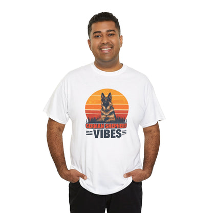 German Shepherd Vibes T-Shirt - Dog Lover Tee