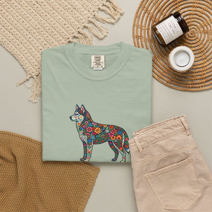 Floral Husky T-Shirt- "Wild Heart, Soft Soul" Graphic Tee