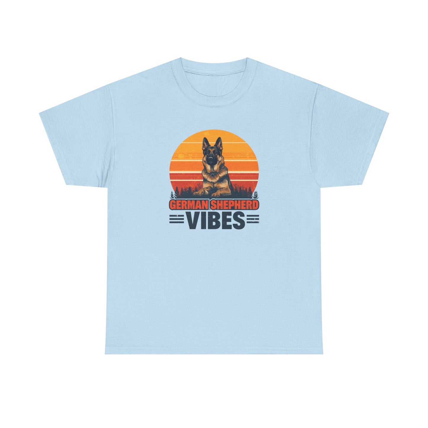 German Shepherd Vibes T-Shirt - Dog Lover Tee