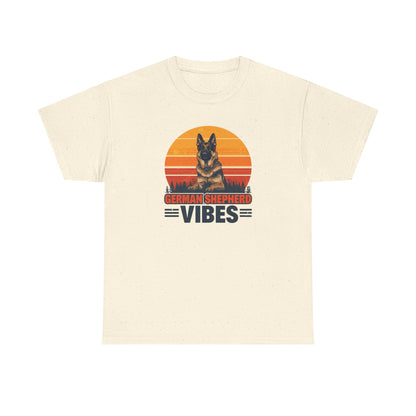 German Shepherd Vibes T-Shirt - Dog Lover Tee