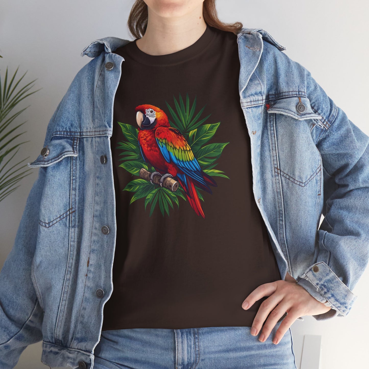 T-Shirt — Tropical Parrot Graphic Tee