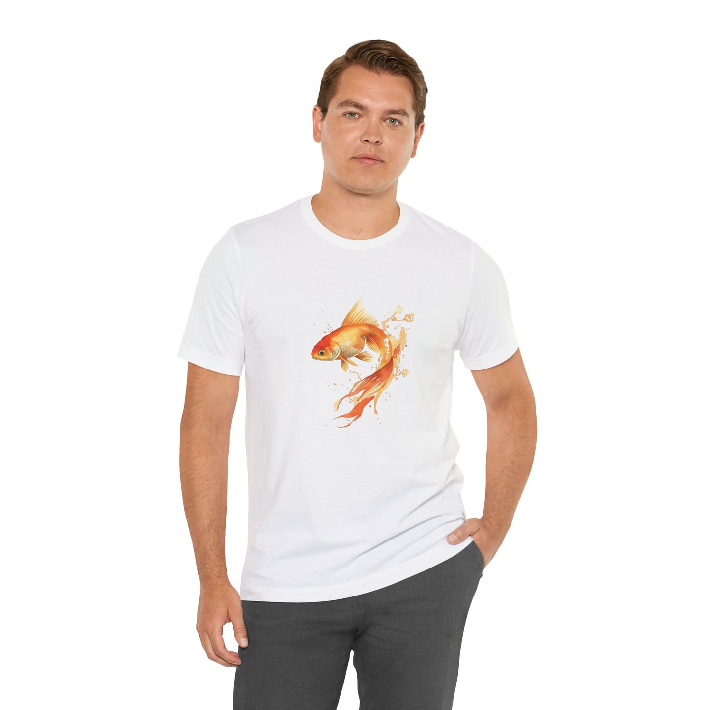 Goldfish Watercolor T-Shirt - Koi/Goldfish Art Tee