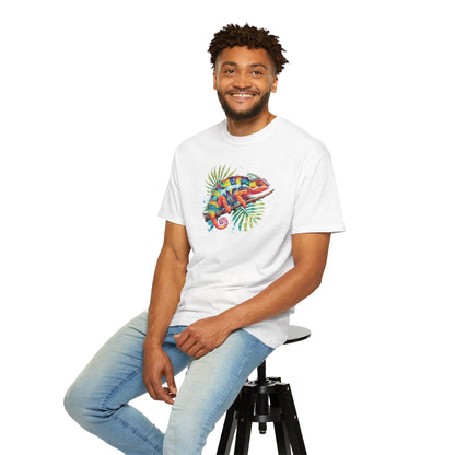 Chroma Chameleon T-Shirt | Tropical Reptile Graphic Tee for Pet Lovers