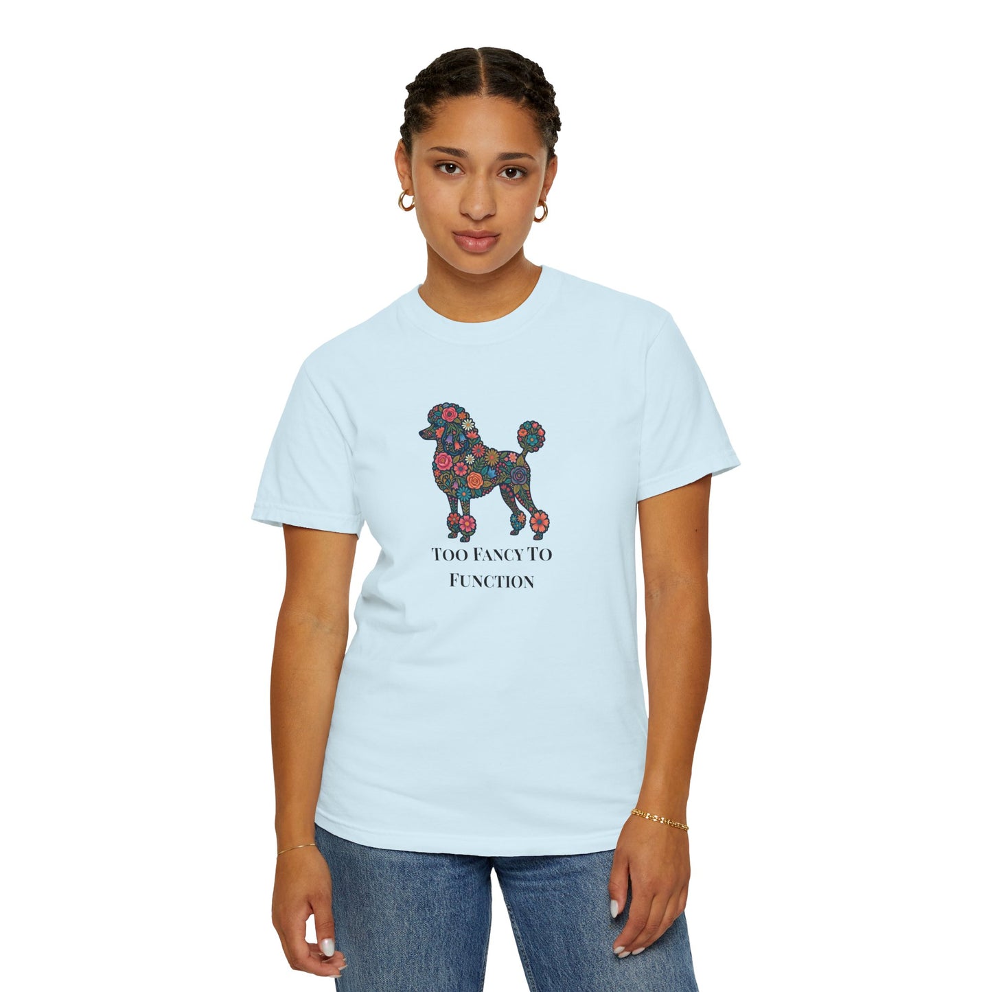 Poodle Floral Tee | Poodle Mom Shirt | Funny Dog Graphic Tee