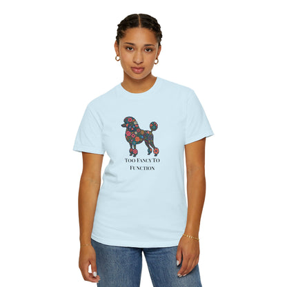 Poodle Floral Tee | Poodle Mom Shirt | Funny Dog Graphic Tee