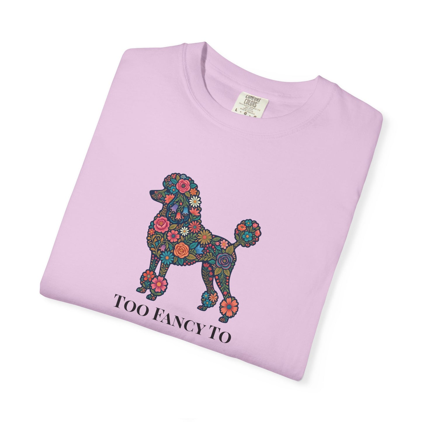 Poodle Floral Tee | Poodle Mom Shirt | Funny Dog Graphic Tee