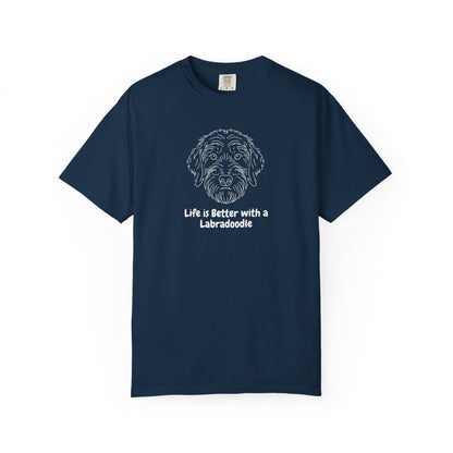 Life Is Better With a Labradoodle T-Shirt | Cute Dog Lover Gift Tee