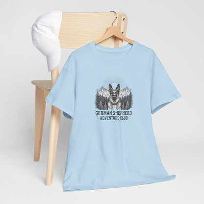 German Shepherd Adventure Club T-Shirt - Outdoor Dog Lover Tee