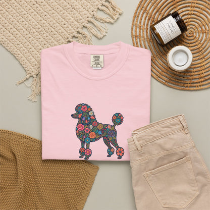 Poodle Floral Tee | Poodle Mom Shirt | Funny Dog Graphic Tee