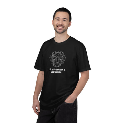 Life Is Better With a Labradoodle T-Shirt | Cute Dog Lover Gift Tee