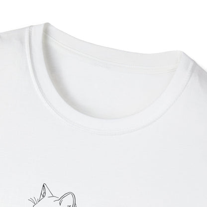 Domestic Longhair Queen Floral T-Shirt - 'I Believe I'm a Queen' Cute Cat & Rose Tee