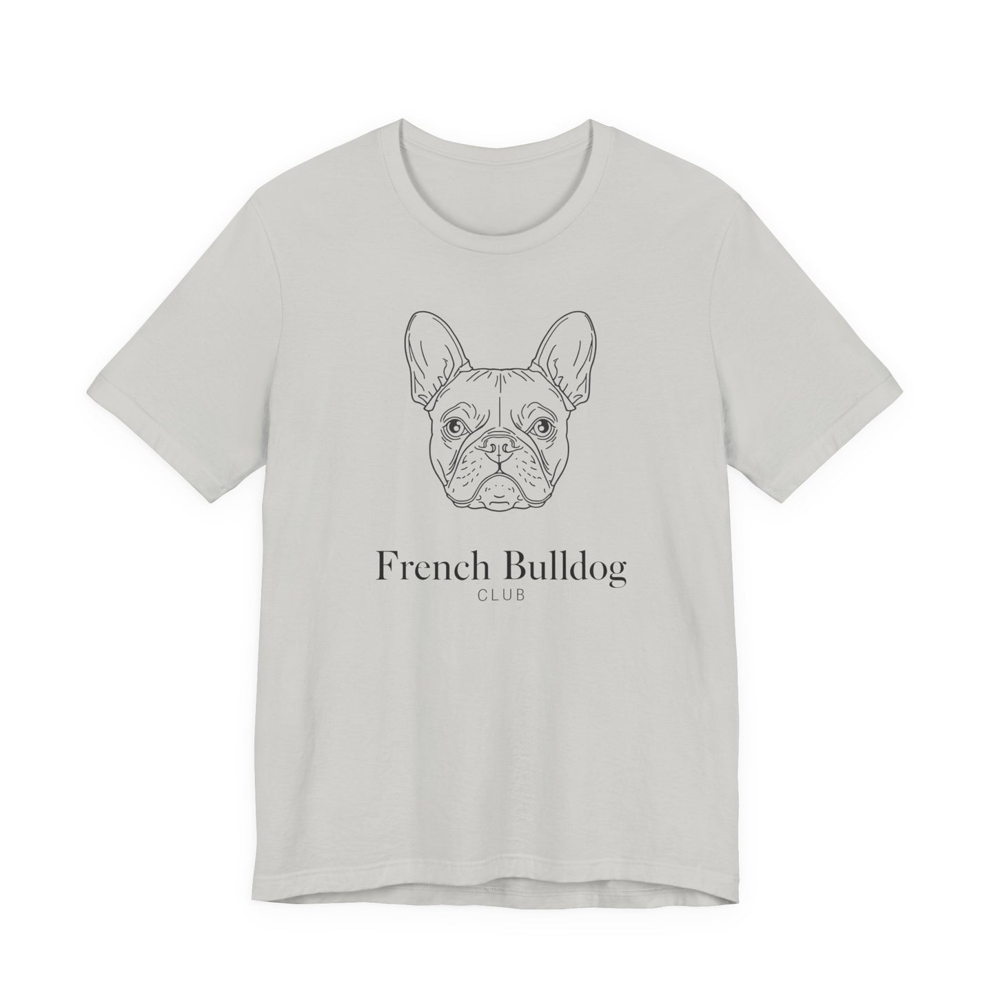 French Bulldog Tee - 'French Bulldog Club' Minimalist Dog Lover Shirt