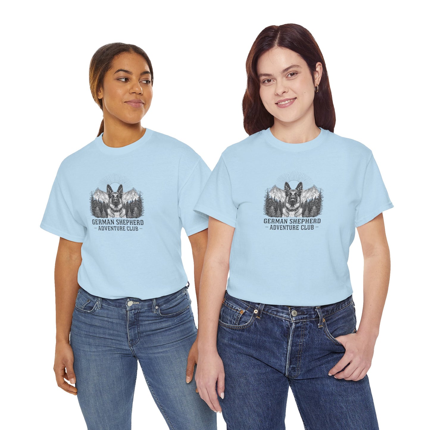 German Shepherd Adventure Club T-Shirt - Outdoor Dog Lover Tee