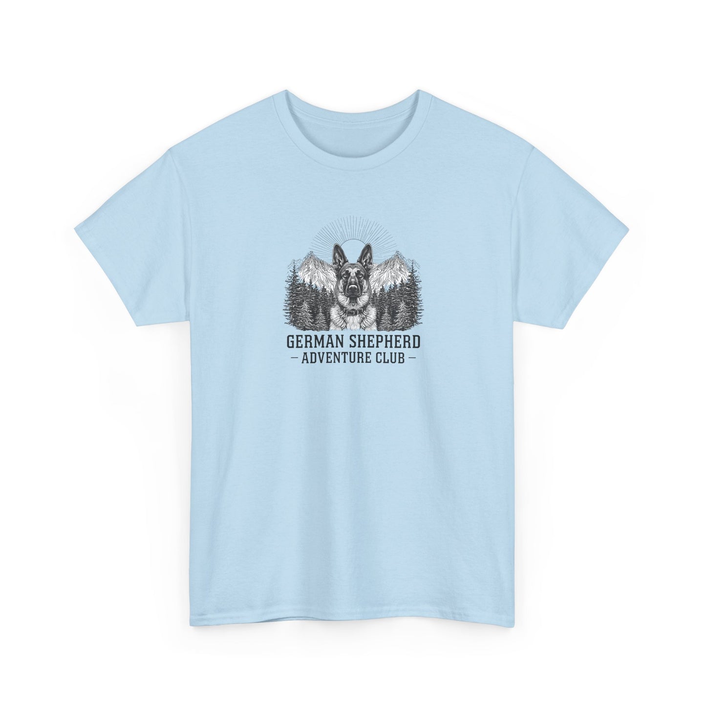 German Shepherd Adventure Club T-Shirt - Outdoor Dog Lover Tee