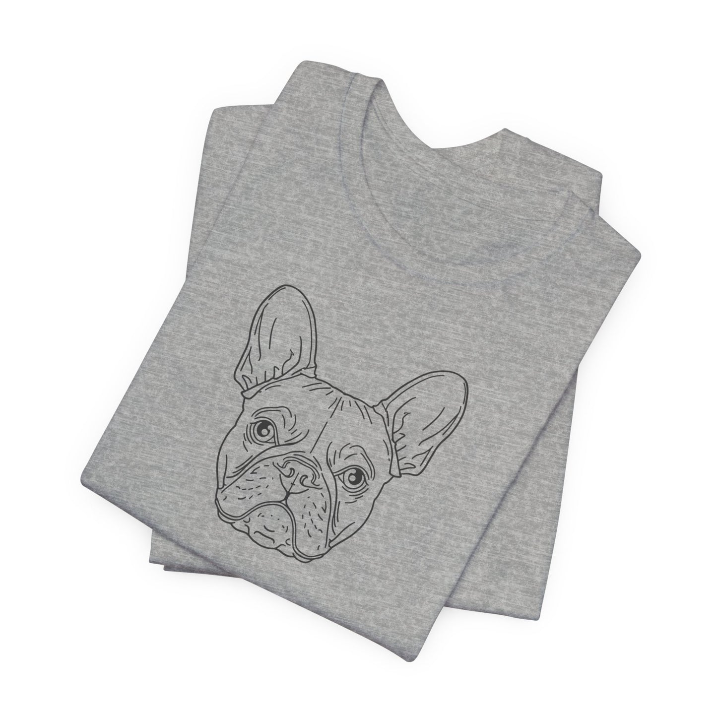 French Bulldog Tee - 'French Bulldog Club' Minimalist Dog Lover Shirt