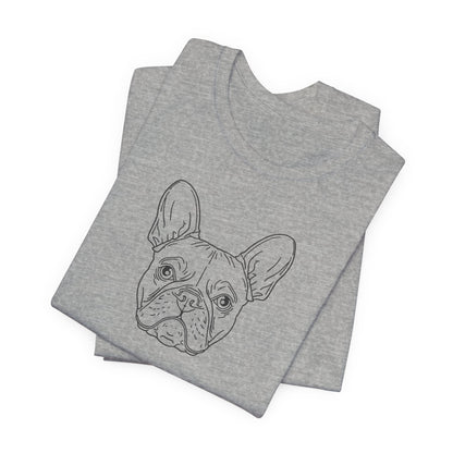 French Bulldog Tee - 'French Bulldog Club' Minimalist Dog Lover Shirt