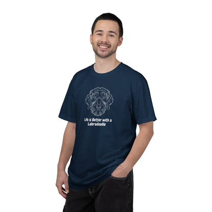 Life Is Better With a Labradoodle T-Shirt | Cute Dog Lover Gift Tee