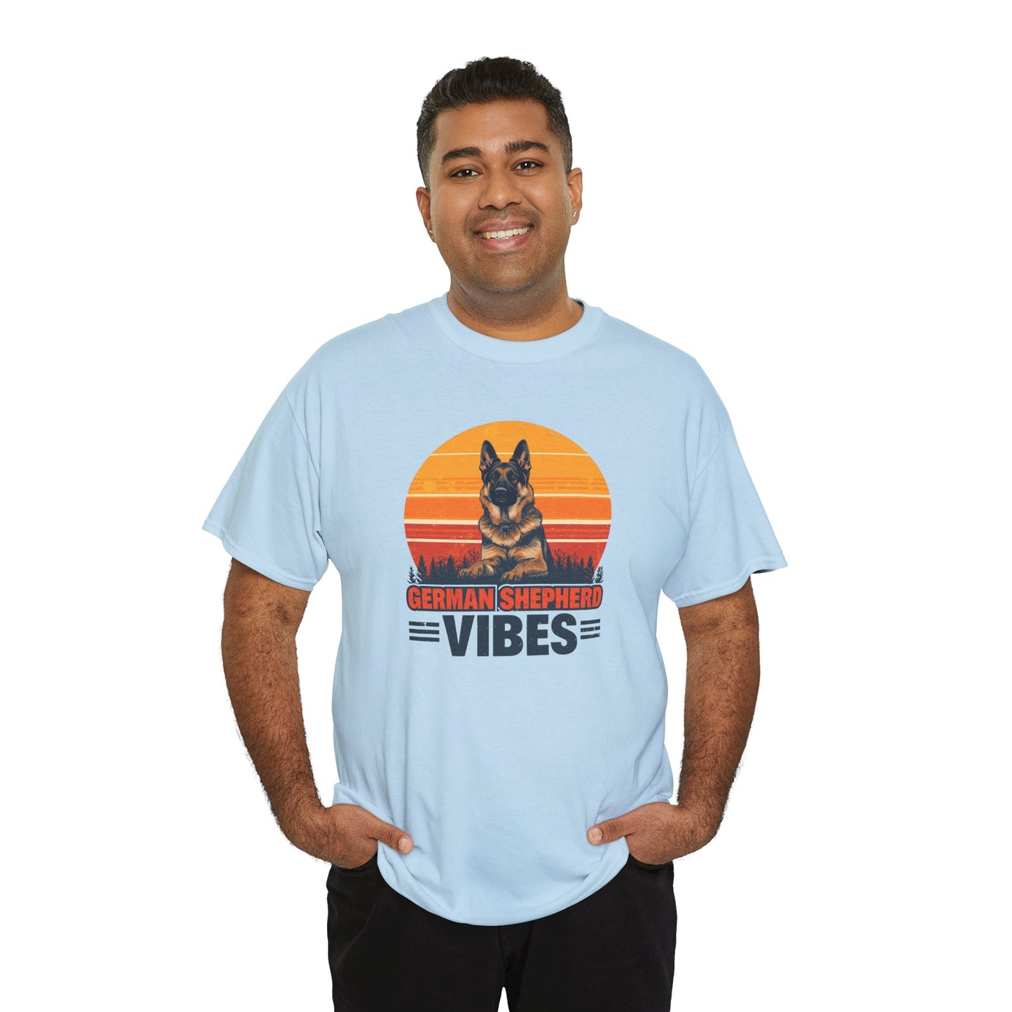 German Shepherd Vibes T-Shirt - Dog Lover Tee