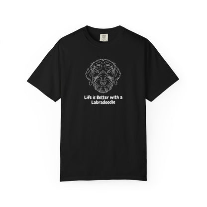 Life Is Better With a Labradoodle T-Shirt | Cute Dog Lover Gift Tee