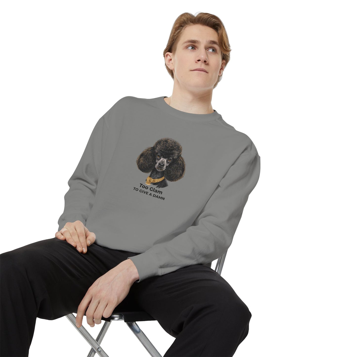 Poodle Portrait Sweatshirt | Poodle Gifts for Dog Lovers | Graphic Sweatshirt