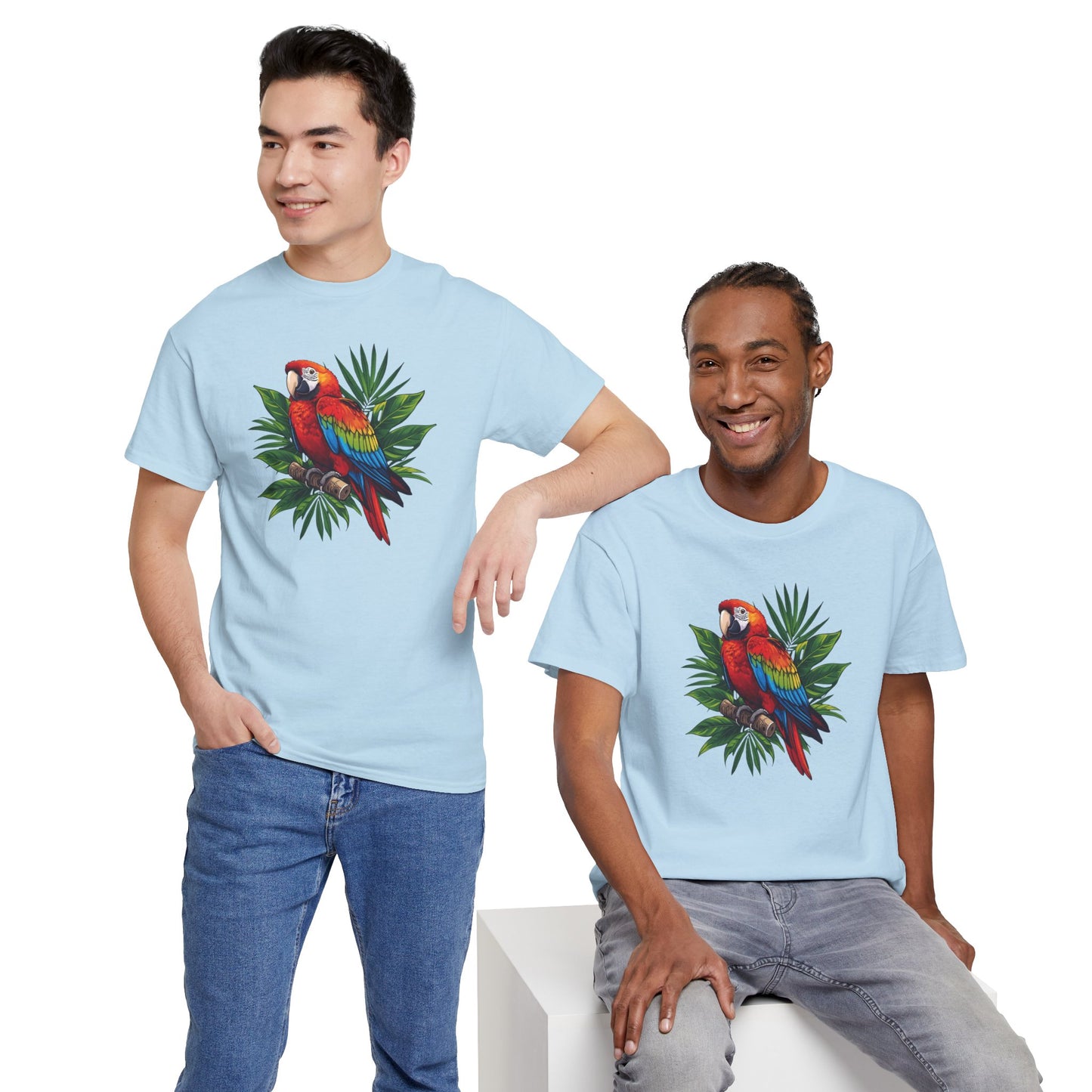 T-Shirt — Tropical Parrot Graphic Tee