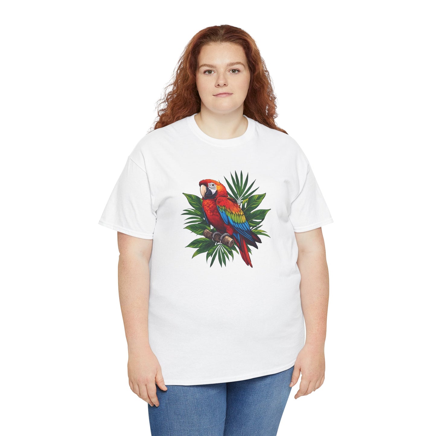 T-Shirt — Tropical Parrot Graphic Tee