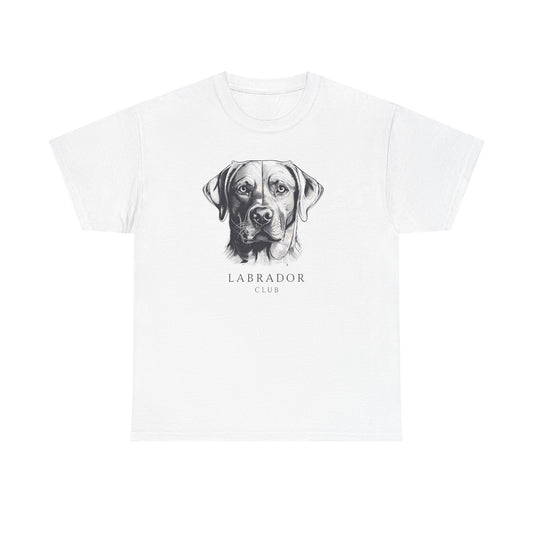 Labrador Portrait T-Shirt — Realistic Dog Illustration Tee