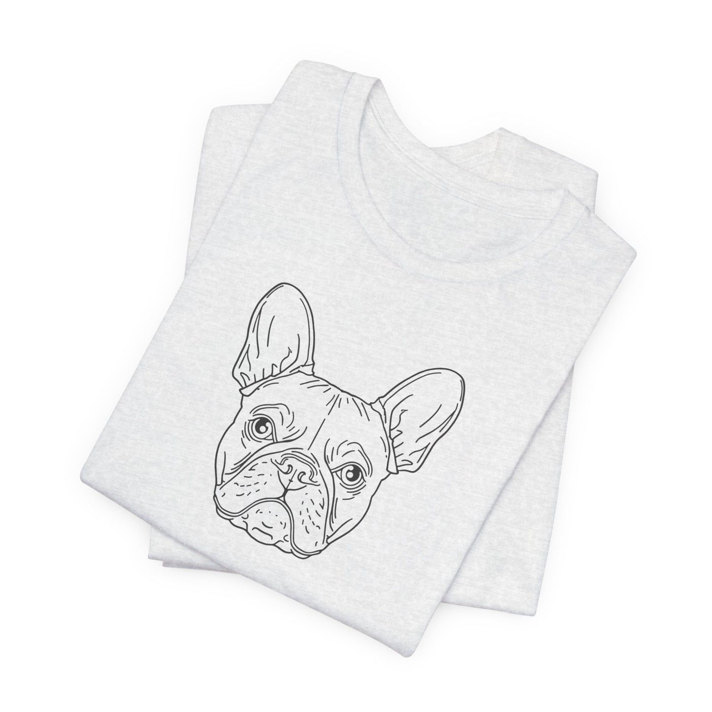 French Bulldog Tee - 'French Bulldog Club' Minimalist Dog Lover Shirt