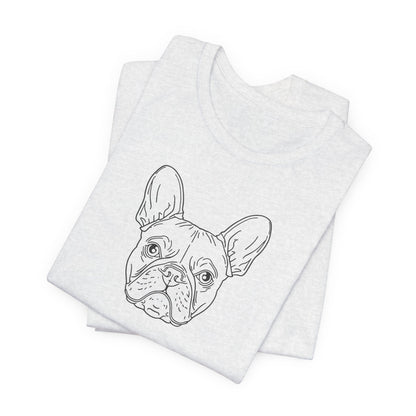 French Bulldog Tee - 'French Bulldog Club' Minimalist Dog Lover Shirt