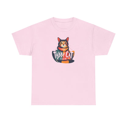 Taddy Cat Club T-Shirt — Cute Tabby Cat Graphic Tee