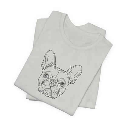 French Bulldog Tee - 'French Bulldog Club' Minimalist Dog Lover Shirt