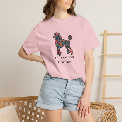 Poodle Floral Tee | Poodle Mom Shirt | Funny Dog Graphic Tee