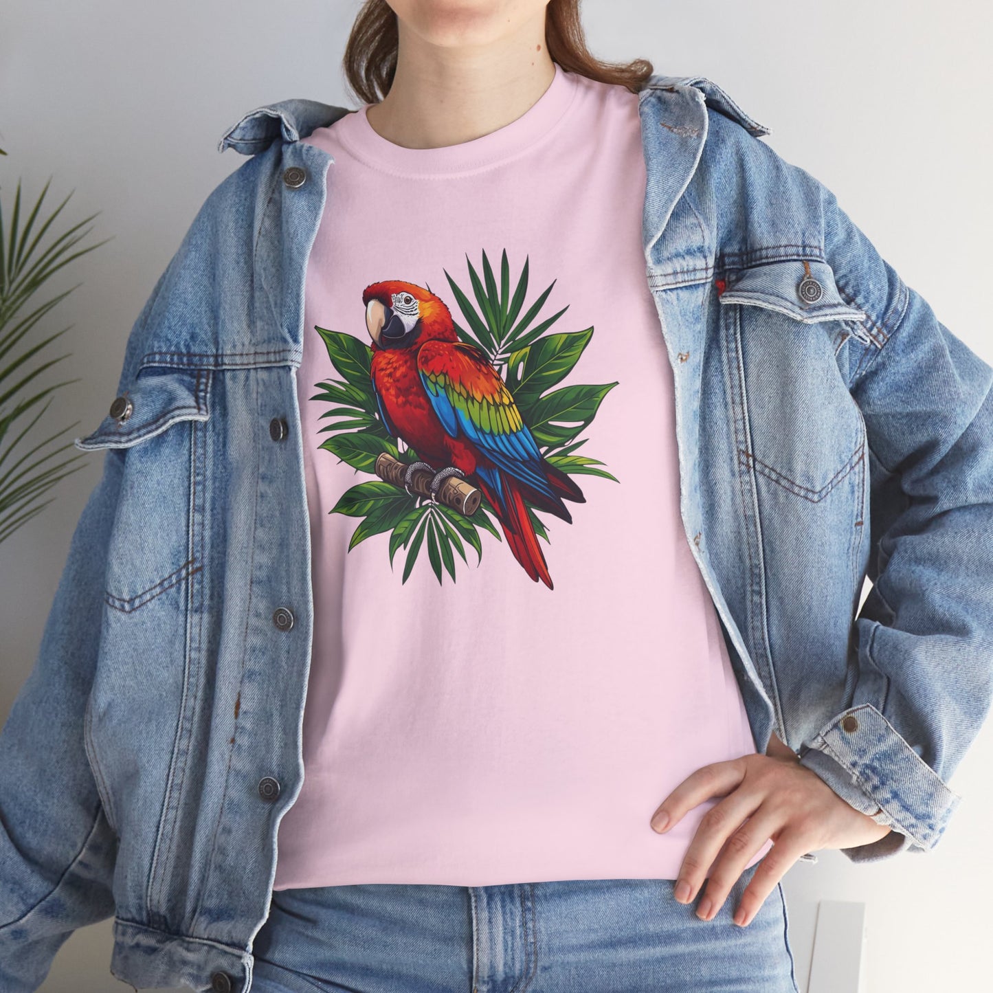 T-Shirt — Tropical Parrot Graphic Tee