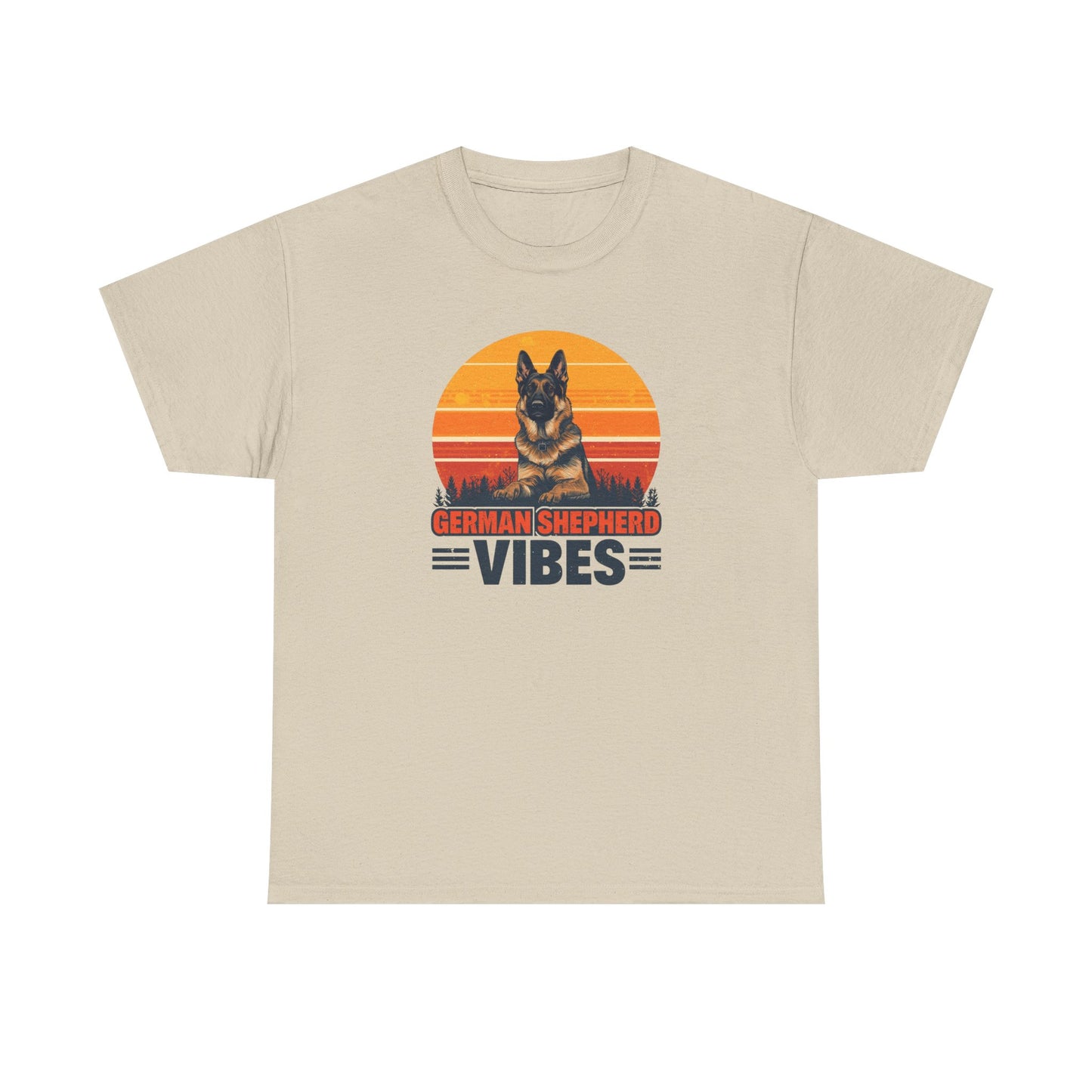 German Shepherd Vibes T-Shirt - Dog Lover Tee