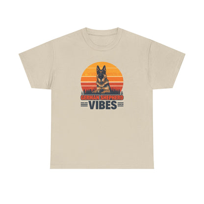 German Shepherd Vibes T-Shirt - Dog Lover Tee