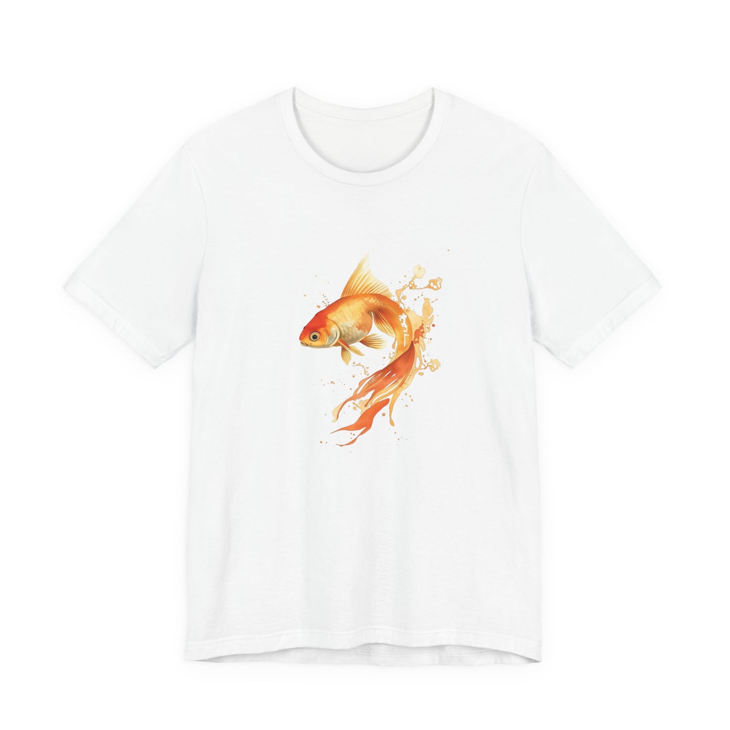 Goldfish Watercolor T-Shirt - Koi/Goldfish Art Tee