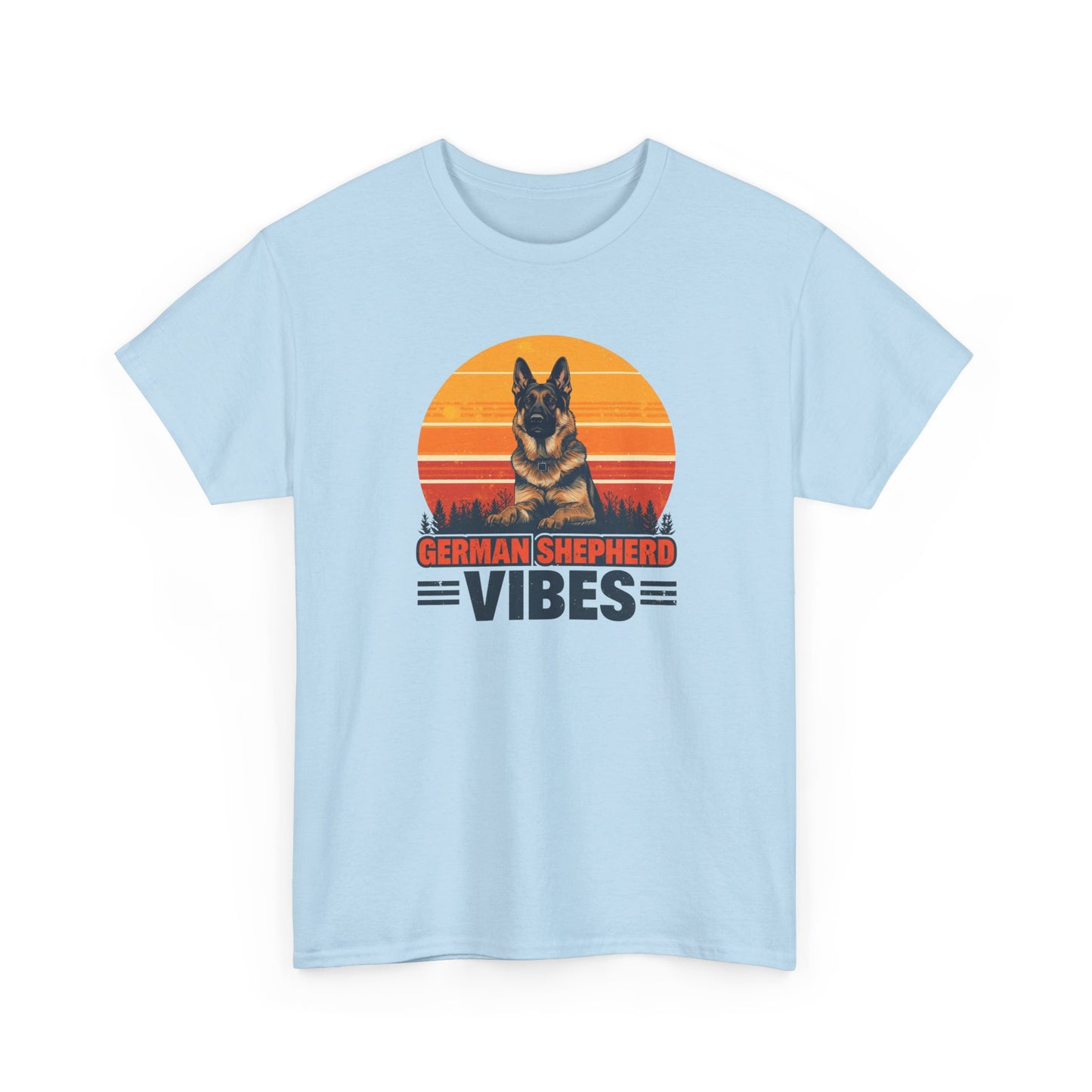 German Shepherd Vibes T-Shirt - Dog Lover Tee