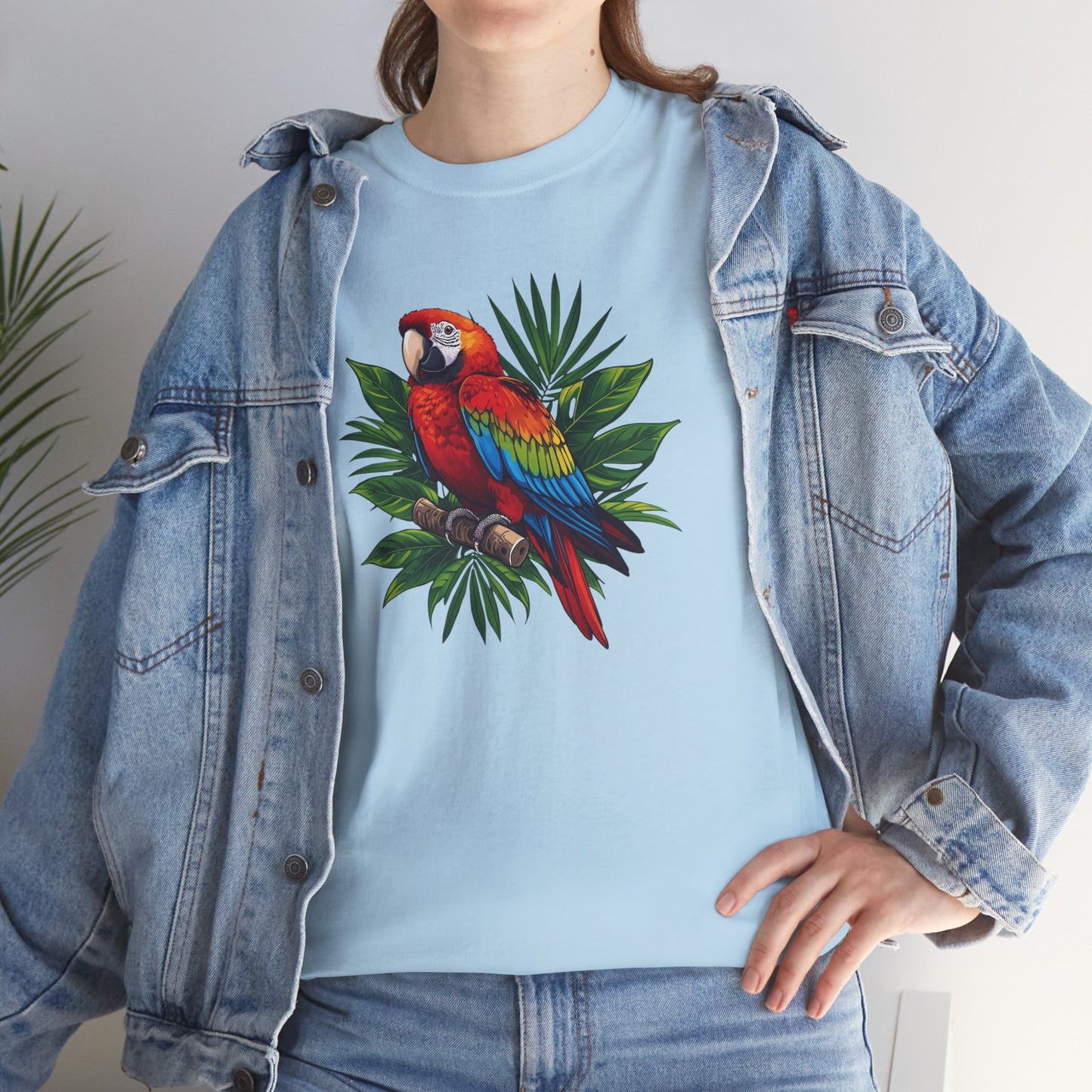 T-Shirt — Tropical Parrot Graphic Tee