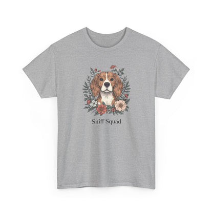 Beagle Floral "Sniff Squad" T‑Shirt - Cute Dog Lover Tee
