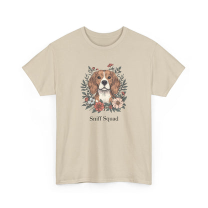 Beagle Floral "Sniff Squad" T‑Shirt - Cute Dog Lover Tee