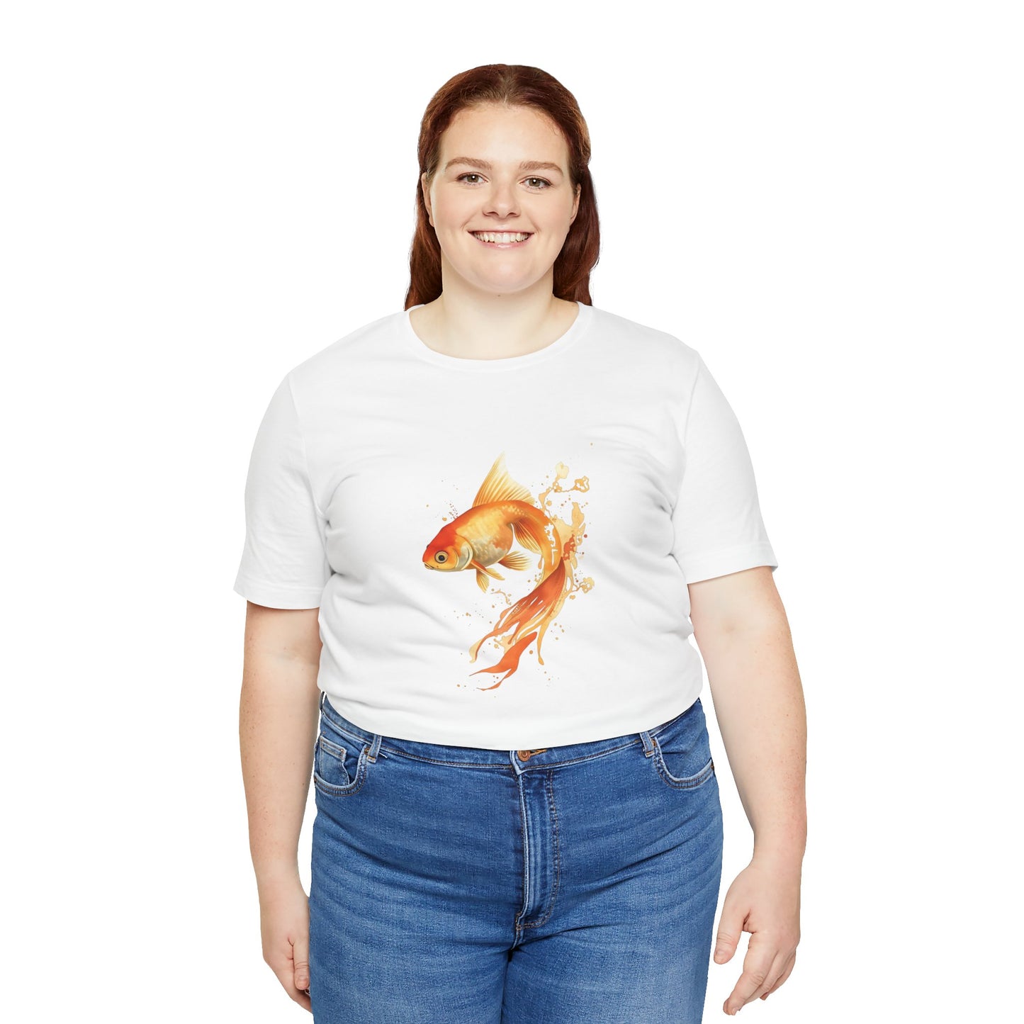 Goldfish Watercolor T-Shirt - Koi/Goldfish Art Tee