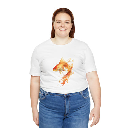Goldfish Watercolor T-Shirt - Koi/Goldfish Art Tee