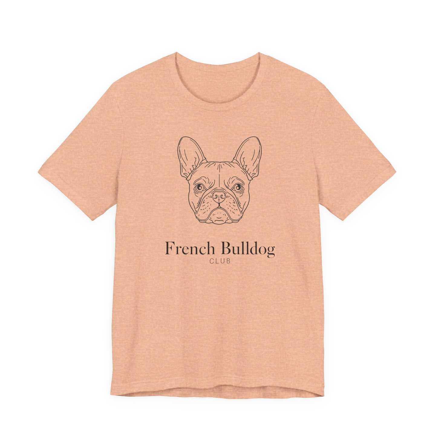 French Bulldog Tee - 'French Bulldog Club' Minimalist Dog Lover Shirt