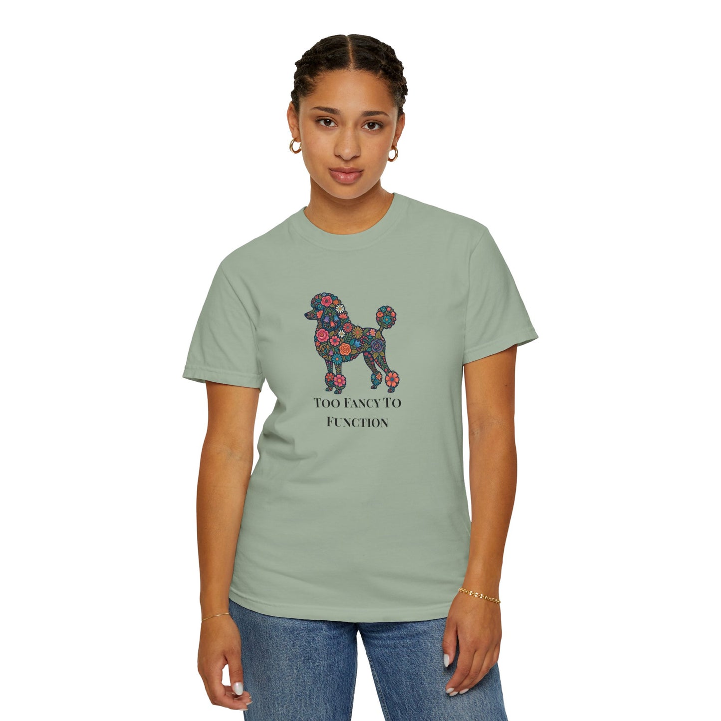 Poodle Floral Tee | Poodle Mom Shirt | Funny Dog Graphic Tee