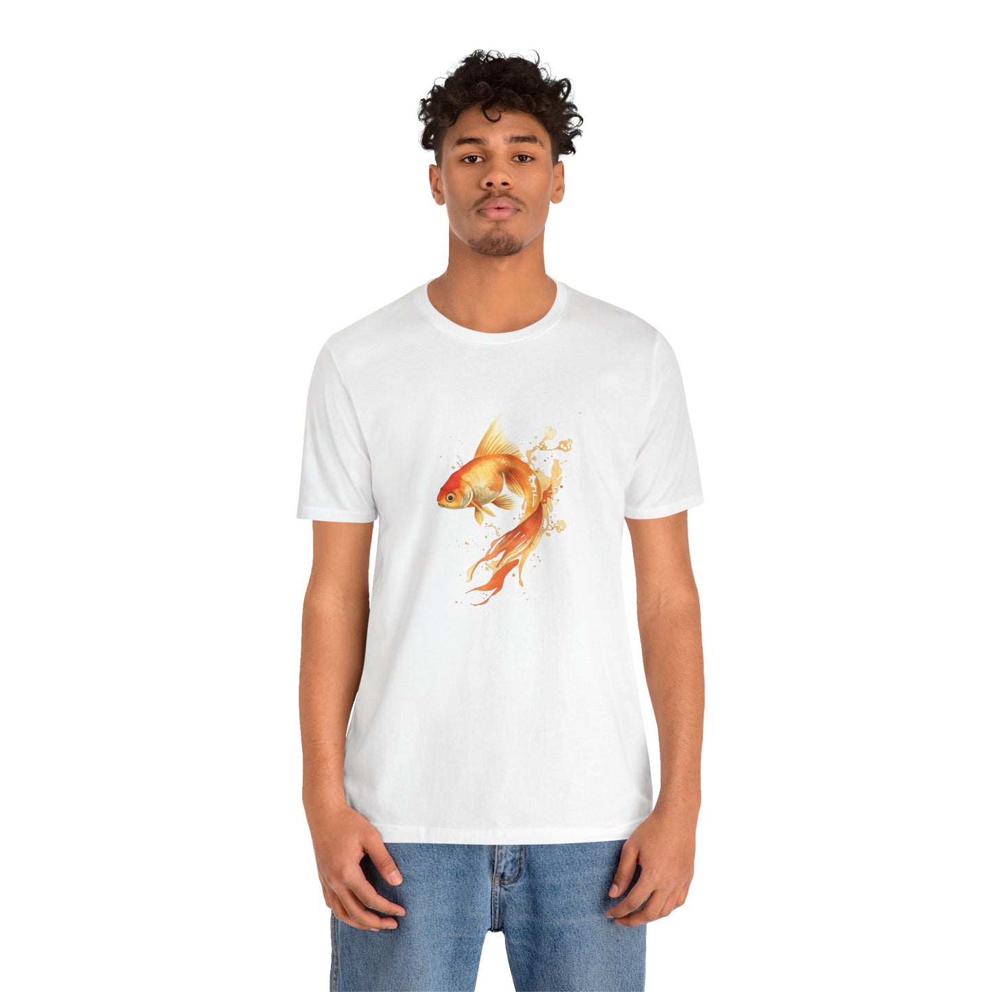 Goldfish Watercolor T-Shirt - Koi/Goldfish Art Tee